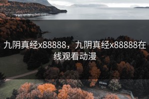 九阴真经x88888，九阴真经x88888在线观看动漫